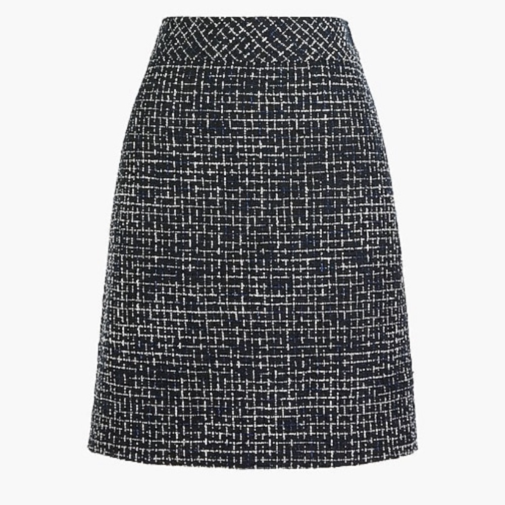 Like new J.Crew A-Line Tweed Skirt